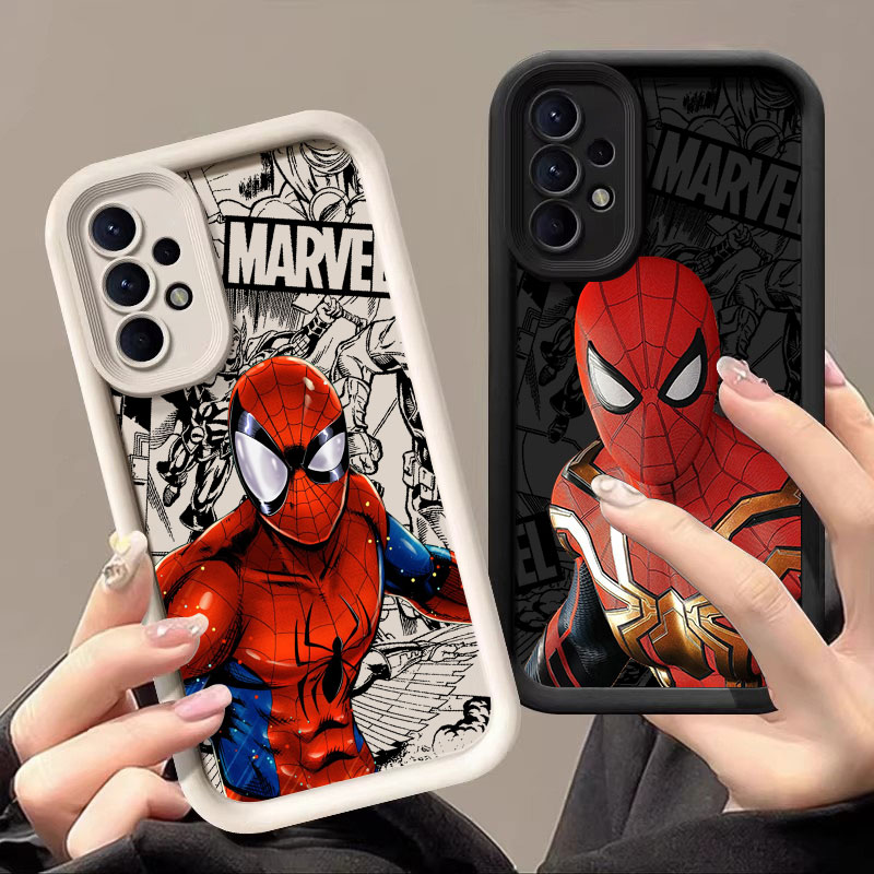 Samsung Galaxy A55 - เคสซูเปอร์ฮีโร่มาร์เวล สไปเดอร์แมนสำหรับซัมซุงกาแล็กซี่ A57 A56 5G A37