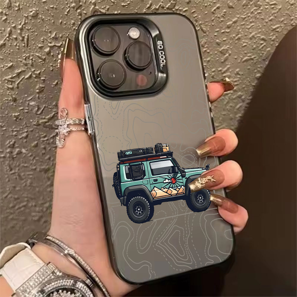 Apple Iphone 15 - เคสโทรศัพท์ลายรถยนต์เรียบง่าย สำหรับ iPhone 17 Air 16