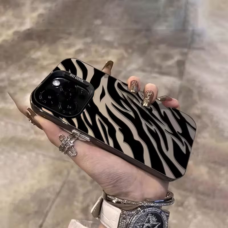 เคสกันกระแทก IMD ลายม้าลายสีดำ - Apple Iphone 15 บทวิจารณ์และราคา