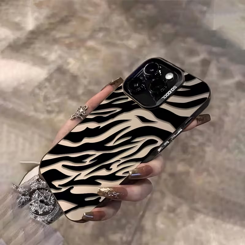 เคสกันกระแทก IMD ลายม้าลายสีดำ - Apple Iphone 15 บทวิจารณ์และราคา