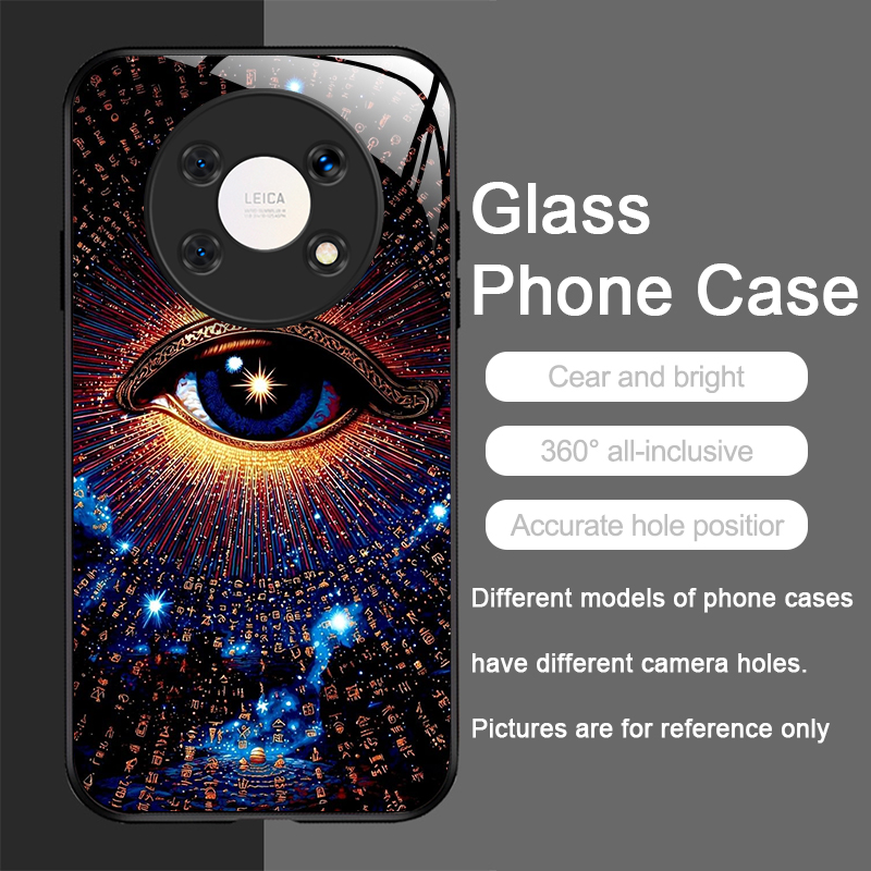 เคสโทรศัพท์กระจกนิรภัยลายตาปีศ - Huawei Nova 12 บทวิจารณ์และราคา